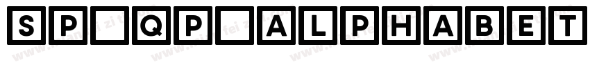 SP Qp Alphabet a字体转换
